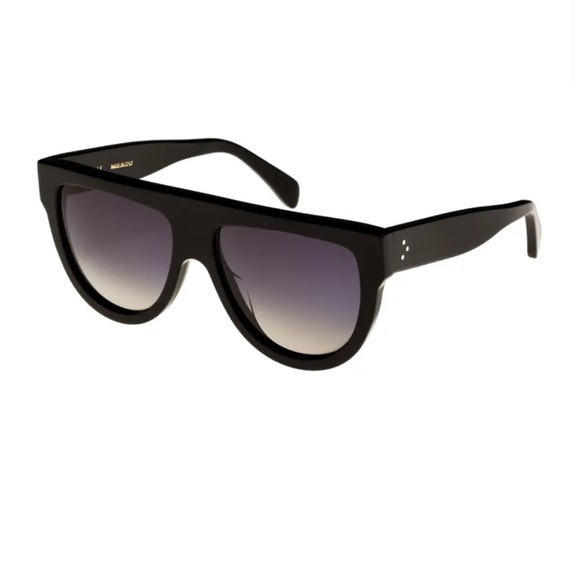 CELINE
Flattop Gradient Shield Sunglasses, Black Pattern - Picture 1 of 2